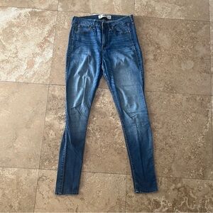 Hollister Medium Wash Super Skinny High Rise Jeans